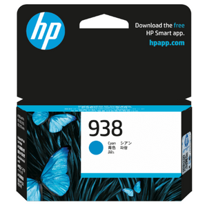 Cartucho de tinta cian original HP 938 (4S6X5PA)