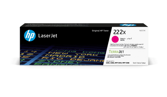 CARTUCHO DE TONER HP 222X MAGENTA LASERJET W2223X