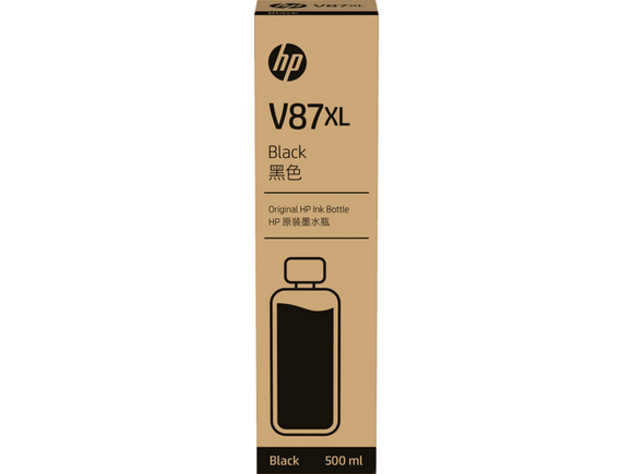CARTUCHO DE TINTA HP V87XL BOTELLA DE 500ML BLACK (7FN98A)