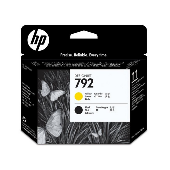 CABEZAL DE IMPRESION HP 792 AMARILLO/NEGRO LATEX (CN702A)