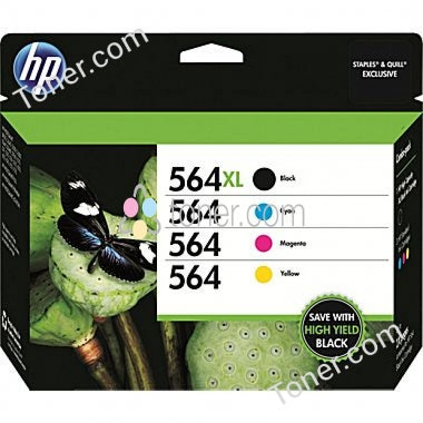 CARTUCHOS DE TINTA HP 564XL ALTO RENDIMIENTO KIT PACK NEGRO/COLORES CZ141FN