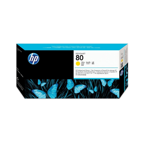 CABEZAL DE IMPRESION HP 80 AMARILLO (C4823A)