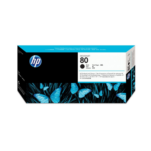 CABEZAL DE IMPRESION HP 80 NEGRO (C4820A)