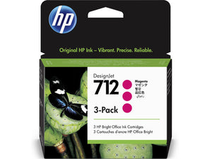 CARTUCHO DE TINTA HP 712 TRI-PACK MAGENTA 29ML 3ED78A