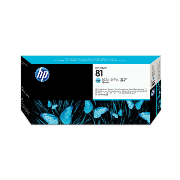 CABEZAL DE IMPRESION HP 81 CIAN CLARO DYE (C4954A)