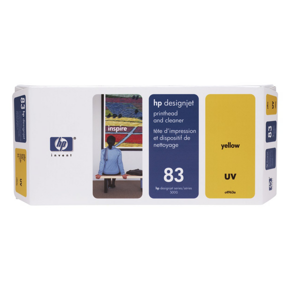 CABEZAL DE IMPRESION HP 83 UV AMARILLO (C4963A)