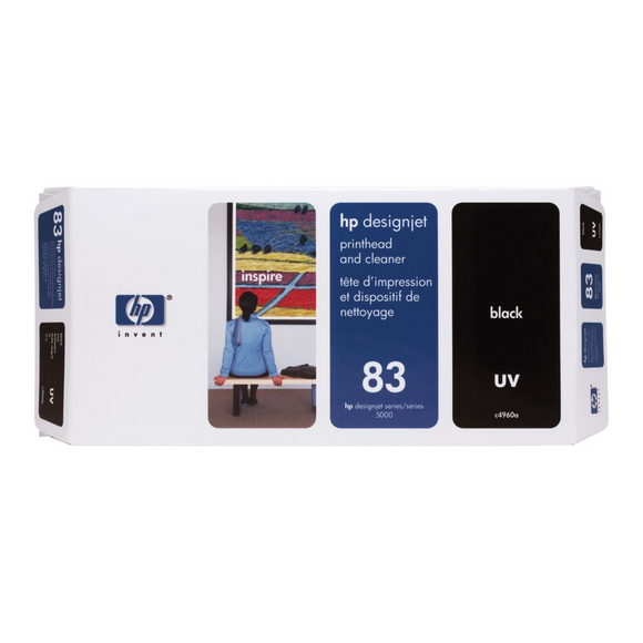 CABEZAL DE IMPRESION HP 83 UV NEGRO (C4960A)