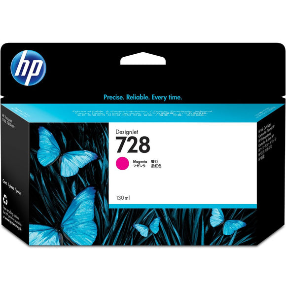 CARTUCHO DE TINTA HP 728 MAGENTA DESIGNJET 130ml F9J66A