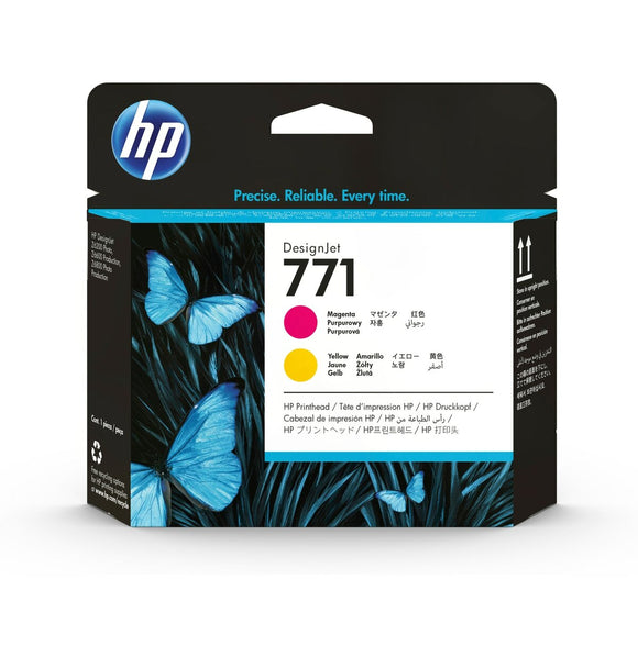 CABEZAL DE IMPRESION HP 771 MAGENTA/AMARILLO DESIGNJET (CE018A)