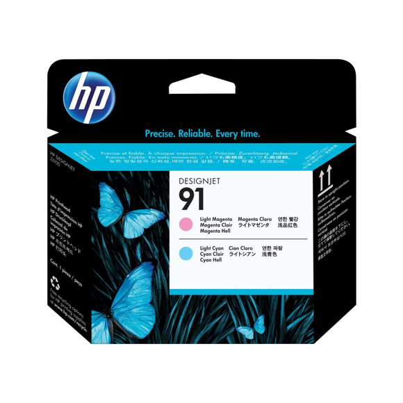 CABEZAL DE IMPRESION HP 91 MAGENTA CLARO/CIAN CLARO DESIGNJET (C9462A)