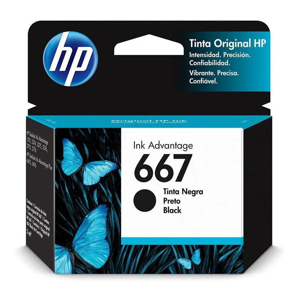 CARTUCHO DE TINTA HP 667 NEGRO 3YM79A