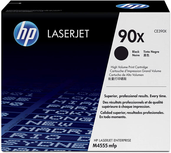 CARTUCHO DE TONER HP 90X ALTO RENDIMIENTO NEGRO LASERJET CE390X