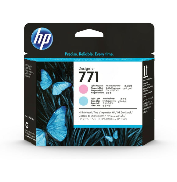 CABEZAL DE IMPRESION HP 771 MAGENTA CLARO/CIAN CLARO DESIGNJET (CE019A)