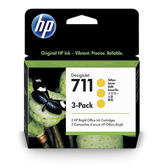 CARTUCHO DE TINTA HP 711 AMARILLO TRI-PACK DESIGNJET 29ml CZ136A