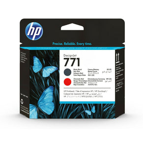 CABEZAL DE IMPRESION HP 771 NEGRO MATE/ROJO CROMATICO (CE017A)