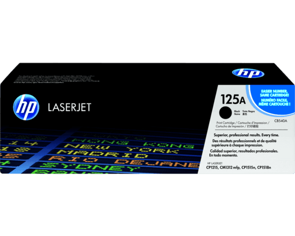 CARTUCHO DE TONER HP 125A NEGRO LASERJET CB540A