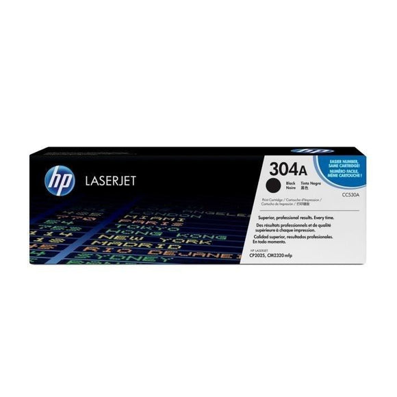 CARTUCHO DE TONER HP 304A NEGRO LASERJET CC530A