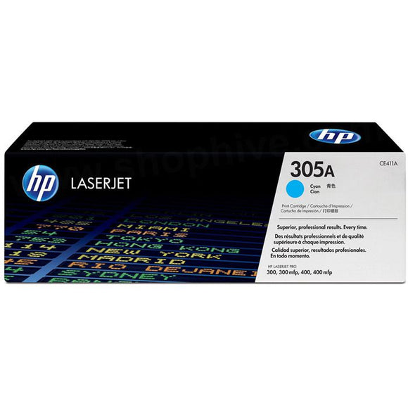 CARTUCHO DE TONER HP 305A CIAN LASERJET CE411A