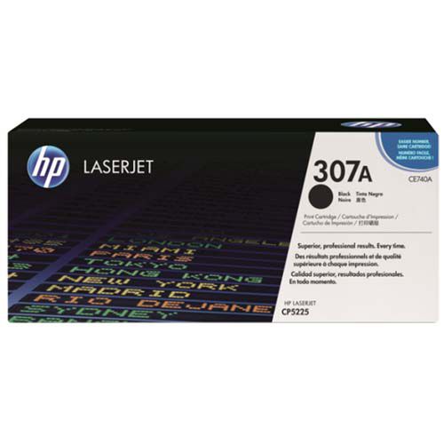 CARTUCHO DE TONER HP 307A NEGRO LASERJET CE740A