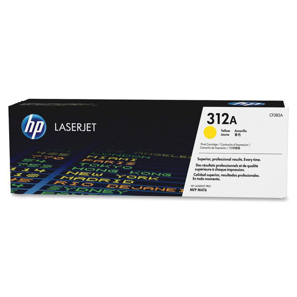 CARTUCHO DE TONER HP 312A AMARILLO LASERJET CF382A