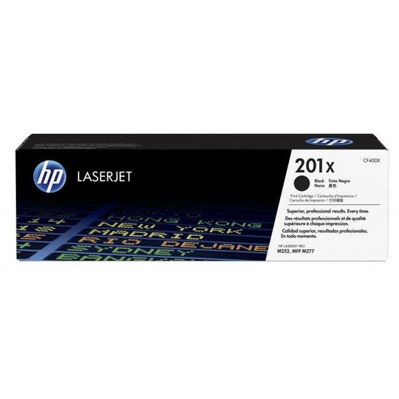 CARTUCHO DE TONER HP 201X ALTO RENDIMIENTO NEGRO LASERJET CF400X