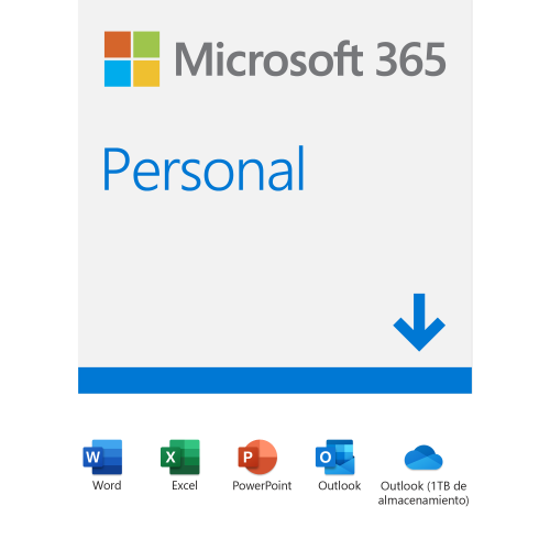 LICENCIA MICROSOFT OFFICE 365 PERSONAL 32/64BITS SUBSCRIPTION 1 ANIO