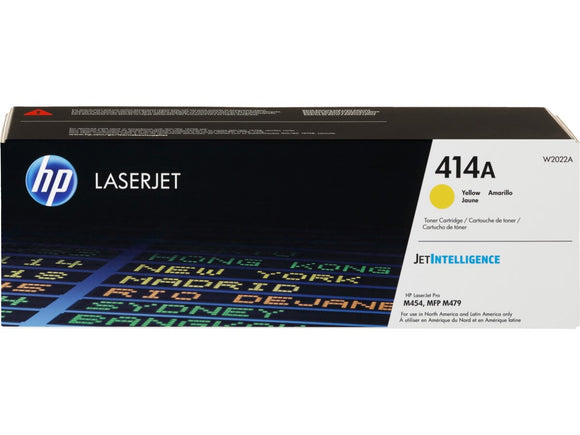 CARTUCHO DE TONER HP 414A AMARILLO LASERJET W2022A