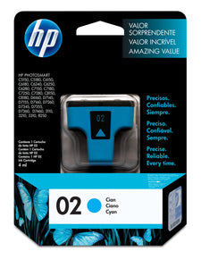 CARTUCHO DE TINTA HP 02 LIGHT CIAN PHOTOSMART 5.5ml C8774W