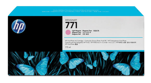 CARTUCHO DE TINTA HP 771 MAGENTA CLARO DESIGNJET 775ml CE041A