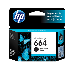 CARTUCHO DE TINTA HP 664 NEGRO 2ml F6V29A