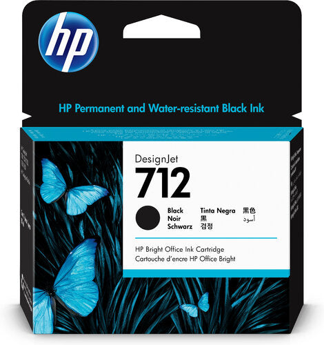 CARTUCHO DE TINTA HP 712 ALTO RENDIMIENTO NEGRO 80ml 3ED71A