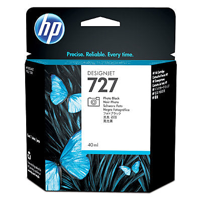 CARTUCHO DE TINTA HP 727 NEGRO FOTOGRAFICO DESIGNJET 40ml B3P17A