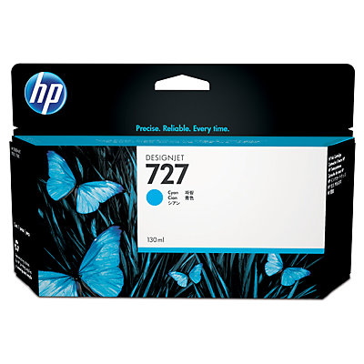 CARTUCHO DE TINTA HP 727 CIAN DESIGNJET 130ml B3P19A