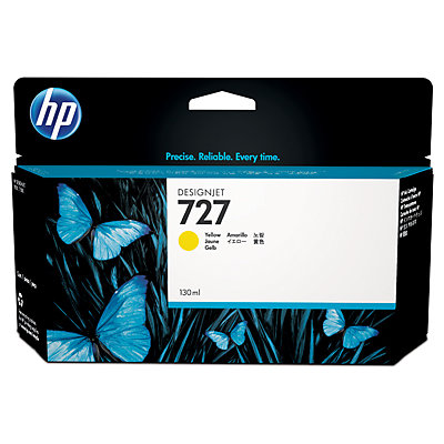 CARTUCHO DE TINTA HP 727 AMARILLO DESIGNJET 130ml B3P21A