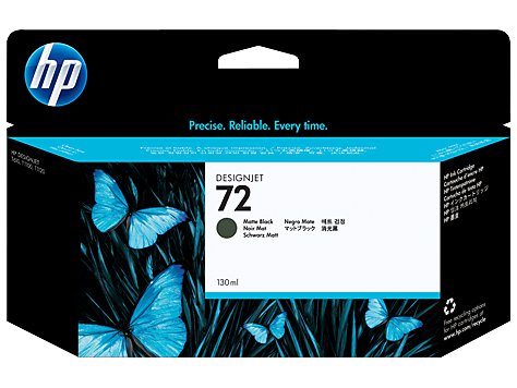 CARTUCHO DE TINTA HP 72 NEGRO MATE DESIGNJET 130ml C9403A