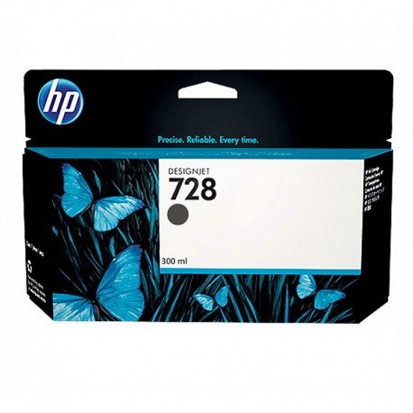 CARTUCHO DE TINTA HP 728 NEGRO MATE DESIGNJET 300ml F9J68A