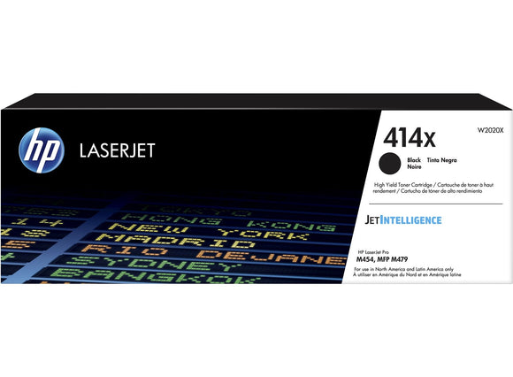 CARTUCHO DE TONER HP 414X ALTO RENDIMIENTO NEGRO LASERJET W2020X