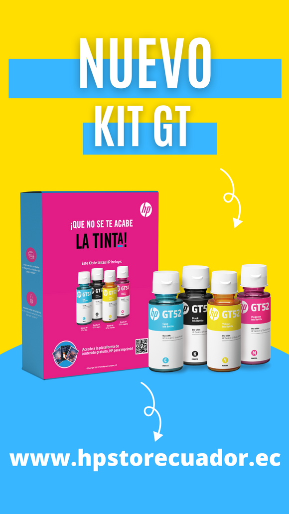 NUEVO KIT DE TINTA CONTINUA 4 COLORES GT