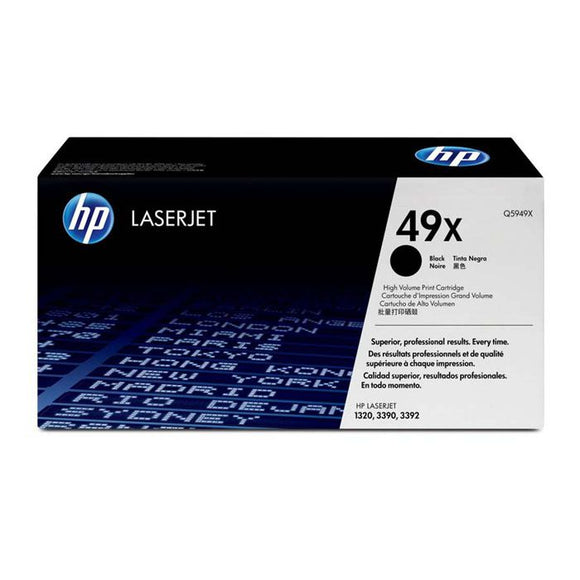 CARTUCHO DE TONER HP 49X ALTO RENDIMIENTO NEGRO LASERJET Q5949X