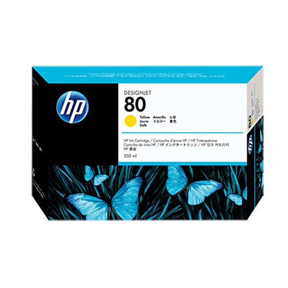 CARTUCHO DE TINTA HP 80 AMARILLO DESIGNJET 350ml C4848A