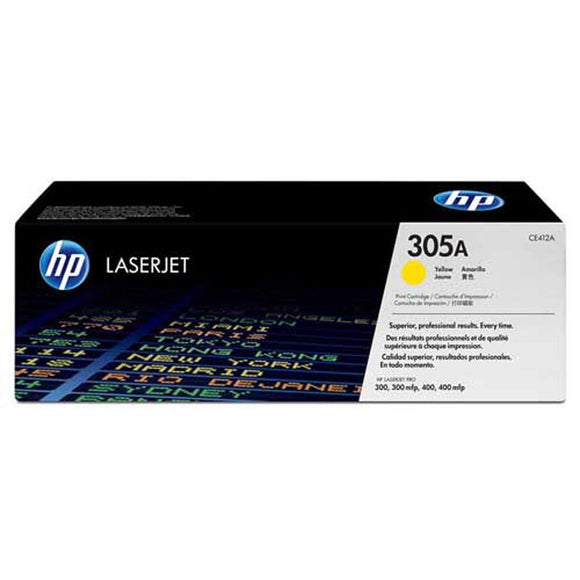 CARTUCHO DE TONER HP 305A AMARILLO LASERJET CE412AR