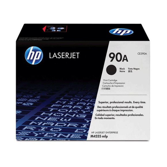 CARTUCHO DE TONER HP 90A NEGRO LASERJET CE390A