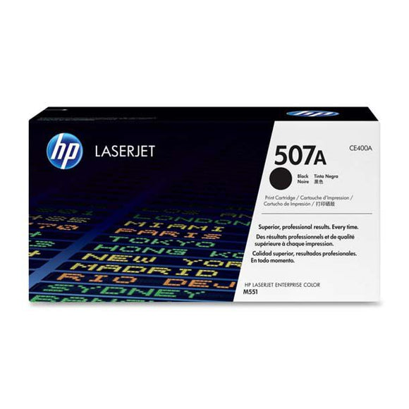 CARTUCHO DE TONER HP 507A NEGRO LASERJET CE400A