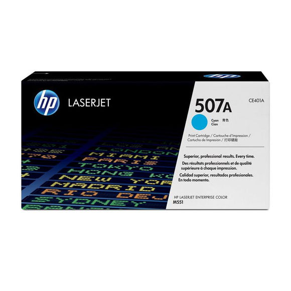 CARTUCHO DE TONER HP 507A CIAN LASERJET CE401A