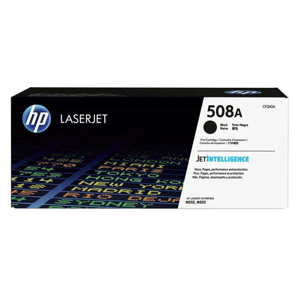 CARTUCHO DE TONER HP 508A NEGRO LASERJET CF360A