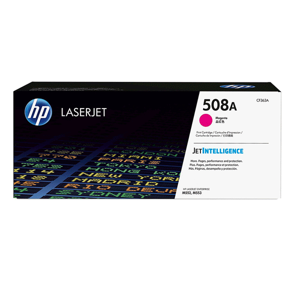 CARTUCHO DE TONER HP 508A MAGENTA LASERJET CF363A