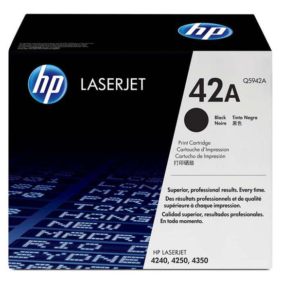 CARTUCHO DE TONER HP 42A NEGRO LASERJET Q5942A