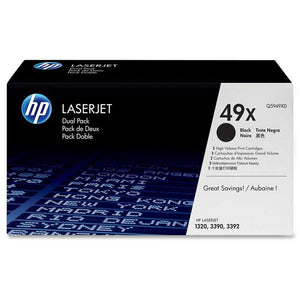 CARTUCHO DE TONER HP 49X DUAL-PACK ALTO RENDIMIENTO NEGRO LASERJET Q5949XD