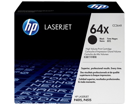 CARTUCHO DE TONER HP 64X ALTO RENDIMIENTO NEGRO LASERJET CC364X