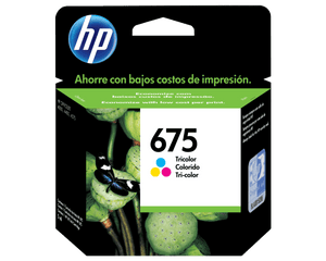 CARTUCHO DE TINTA HP 675 COLOR 13.5ML CN691AL